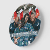 Eigenes Foto hinzufügen benutzerdefinierte große U Große Wanduhr (Winkel)