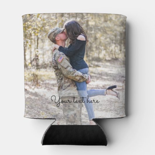 Eigenes Foto hinzufügen Dosenkühler (Rückseite)