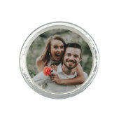 "Eigenes Foto hinzufügen" Fotoring Ring (Vorderseite)