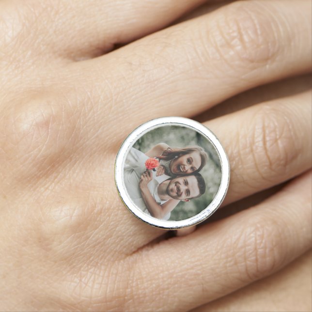 "Eigenes Foto hinzufügen" Fotoring Ring (Beispiel)