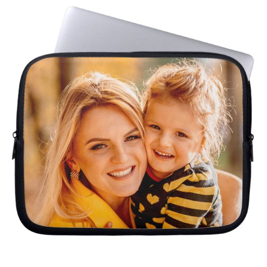 Eigenes Foto hinzufügen Laptopschutzhülle (Vorderseite)
