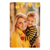 Eigenes Foto hinzufügen Mini Klemmbrett (Rückseite)