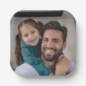 Eigenes Foto hinzufügen  Pappteller (Vorderseite)