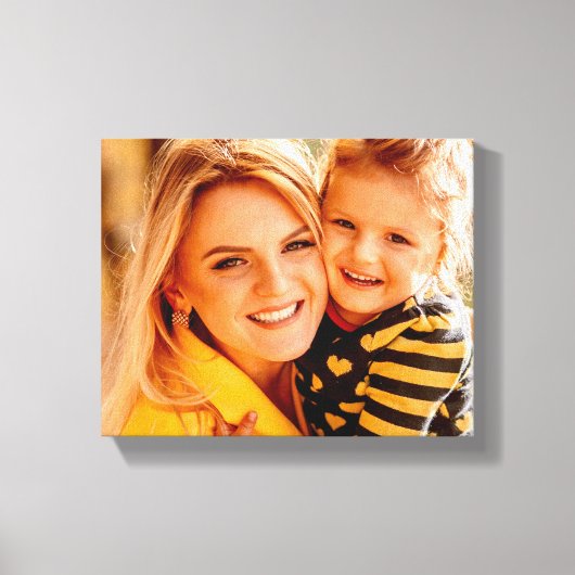 Eigenes Foto hinzufügen | Vorlage Leinwanddruck (Vorderseite)