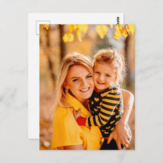 Eigenes Foto hinzufügen | Vorlage Postkarte (Vorne/Hinten)