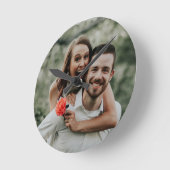 "Eigenes Foto hinzufügen" Wall-Uhr Runde Wanduhr (Winkel)