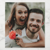 "Eigenes Foto hinzufügen" Weinetikett (Einzelnes Label)