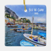 Eigenes Foto Insel Capri Italien Reisen Keramikornament (Vorderseite)
