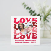 Eigenes Foto - Jahrestag Karte (Stehend Vorderseite)