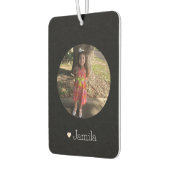 Eigenes Foto Kinder Nachname Auto Autolufterfrischer (Links)