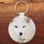 Eigenes Foto mit Text Schlüsselanhänger (Vorderseite)