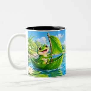 Eigenes Foto Modern Coole Elegante Erstelle Dein E Zweifarbige Tasse
