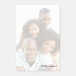 Eigenes Foto Moderne Trendschrift Typografie Post-it Klebezettel