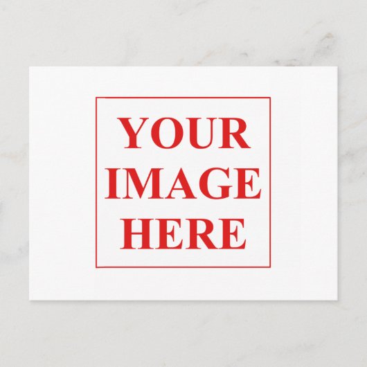 Eigenes Foto oder Bild hinzufügen Postkarte (Vorderseite)