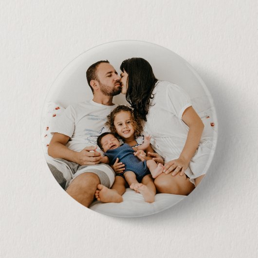 Eigenes Foto Personalisiert Button (Vorderseite)