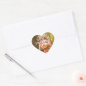 Eigenes Foto Personalisiert hinzufügen Herz-Aufkleber (Umschlag)