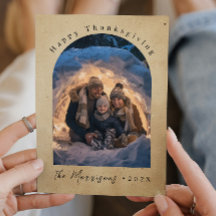 Eigenes Foto rustikales Happy Thanksgiving