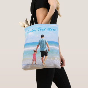 Eigenes Foto-Tasche mit individuellem Text Geschen Tasche