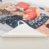 Eigenes Foto und Namenstypografie Sherpadecke (3/4)