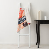 Eigenes Foto und Namenstypografie Sherpadecke (Beispiel)