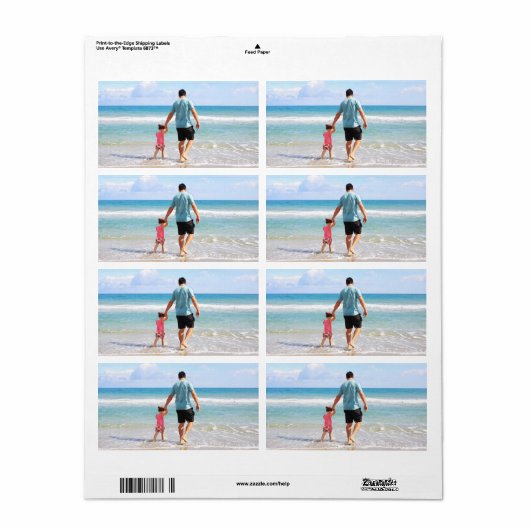 Eigenes Foto und/oder Text hinzufügen (Vorne)