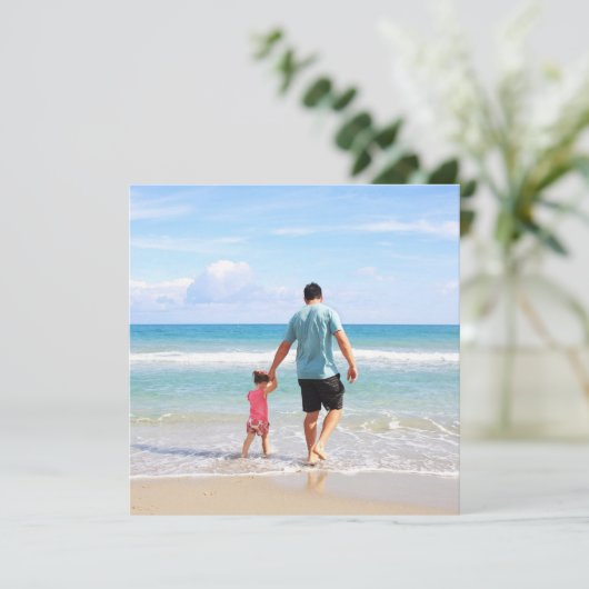 Eigenes Foto und/oder Text hinzufügen (Stehend Vorderseite)