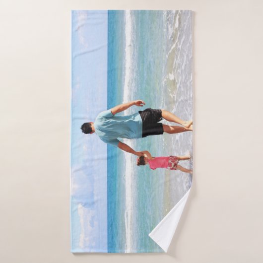 Eigenes Foto und/oder Text hinzufügen Badehandtuch (Badehandtuch)