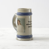 Eigenes Foto und/oder Text hinzufügen Bierglas (Vorderseite Links)