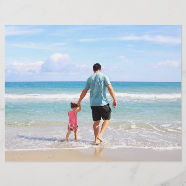 Eigenes Foto und/oder Text hinzufügen Briefbogen (Vorderseite)