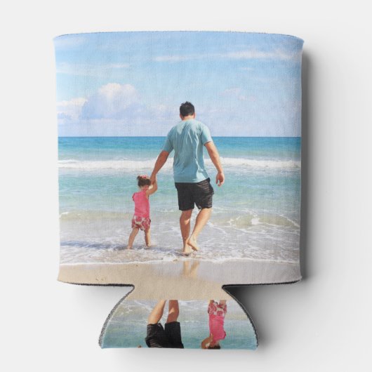 Eigenes Foto und/oder Text hinzufügen Dosenkühler (Rückseite)