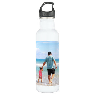 Eigenes Foto und/oder Text hinzufügen Edelstahlflasche