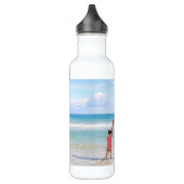 Eigenes Foto und/oder Text hinzufügen Edelstahlflasche (Links)