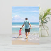 Eigenes Foto und/oder Text hinzufügen Einladung (Stehend Vorderseite)