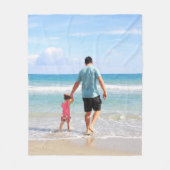 Eigenes Foto und/oder Text hinzufügen Fleecedecke (Vorderseite)