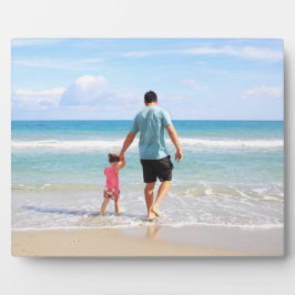 Eigenes Foto und/oder Text hinzufügen Fotoplatte