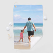 Eigenes Foto und/oder Text hinzufügen Golfhandtuch (Insitu)