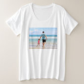 Eigenes Foto und/oder Text hinzufügen Große Größe T-Shirt (Design vorne)