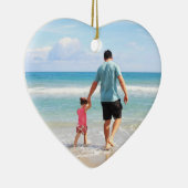 Eigenes Foto und/oder Text hinzufügen Keramik Ornament (Rechts)