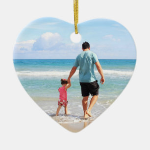 Eigenes Foto und/oder Text hinzufügen Keramik Ornament