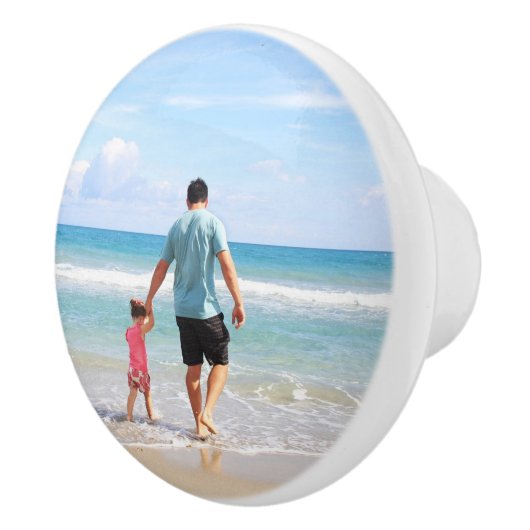 Eigenes Foto und/oder Text hinzufügen Keramikknauf (Rechts)