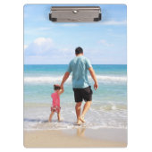 Eigenes Foto und/oder Text hinzufügen Klemmbrett (Vorderseite)