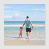 Eigenes Foto und/oder Text hinzufügen Magnetkarte (Vorderseite)