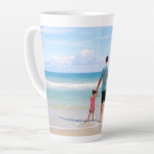 Eigenes Foto und/oder Text hinzufügen Milchtasse (Linke Ecke)