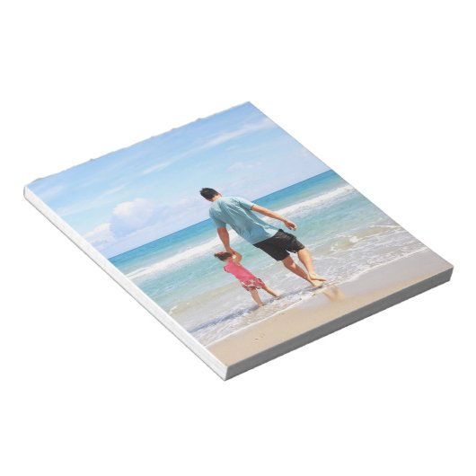 Eigenes Foto und/oder Text hinzufügen Notizblock (angewinkelt)