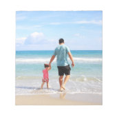 Eigenes Foto und/oder Text hinzufügen Notizblock (Vorderseite)