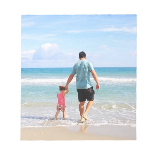 Eigenes Foto und/oder Text hinzufügen Notizblock (Vorderseite)