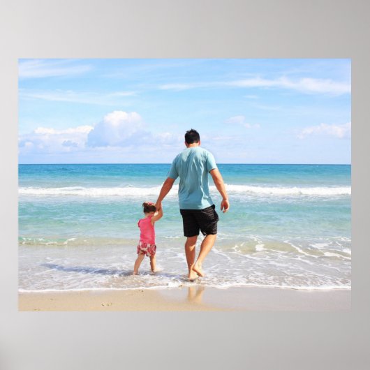 Eigenes Foto und/oder Text hinzufügen Poster (Vorne)