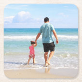 Eigenes Foto und/oder Text hinzufügen Rechteckiger Pappuntersetzer (Vorderseite)