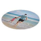 Eigenes Foto und/oder Text hinzufügen Schneidebrett (Ecke)