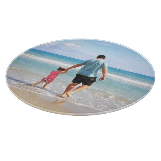 Eigenes Foto und/oder Text hinzufügen Schneidebrett (Ecke)